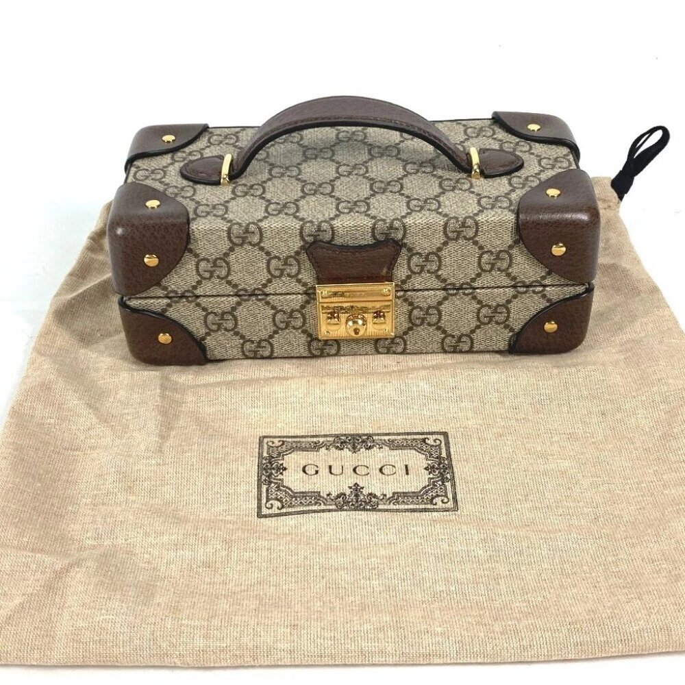 GUCCI 675969 GG Supreme Padlock Case for Apple Watch item case Hand Bag Unused